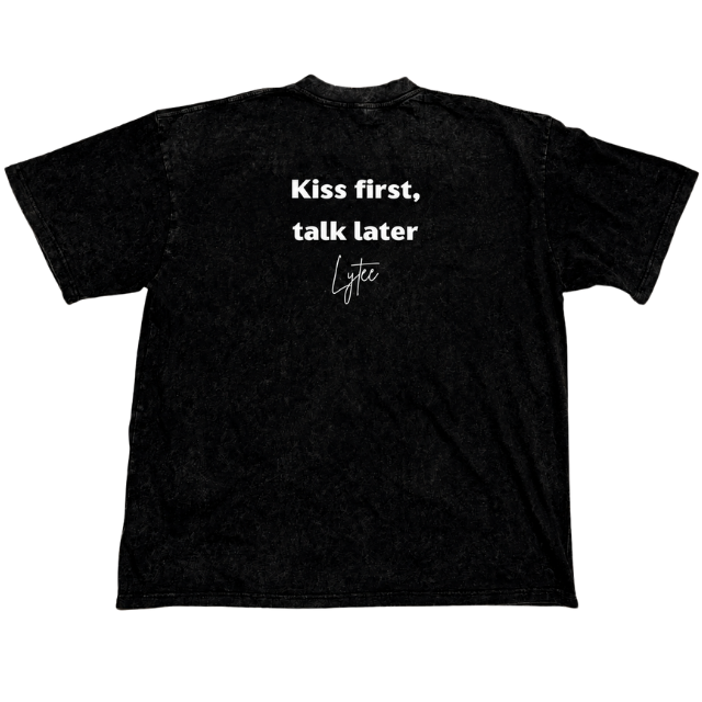 Kiss first talk later